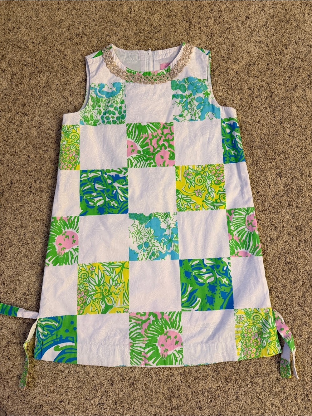 Lilly Pulitzer Lioness Patch Shift Dress